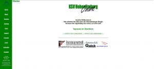 KSV-Website im April 2001